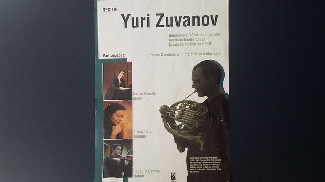 J. Brahms - TRIO for horn, violin and piano, op. 40 - Cesetti, Dantas, Zuvanov