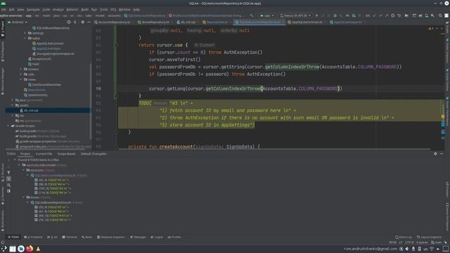 40. Android - SQLite API (базы данных часть 2)