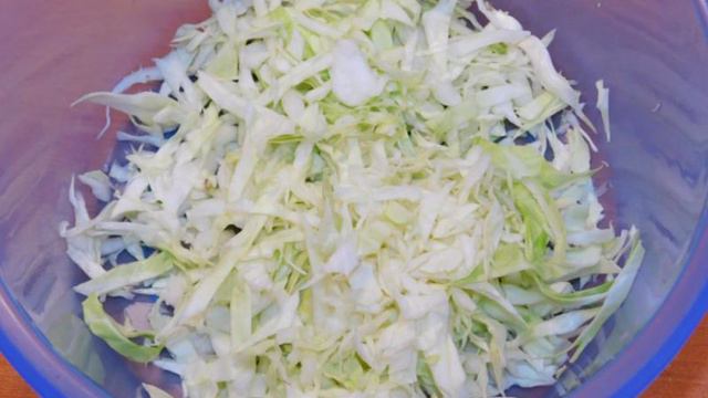 Зеленый овощной салат