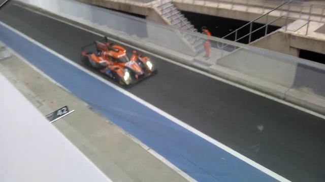 World Endurance Championship G-drive Nissan pitstop drive by