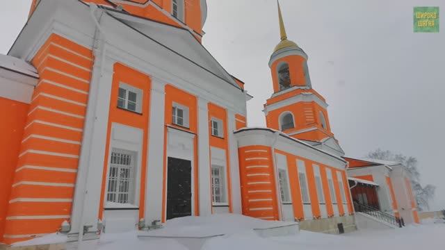 Красивый Никитский женский монастырь в Кашире