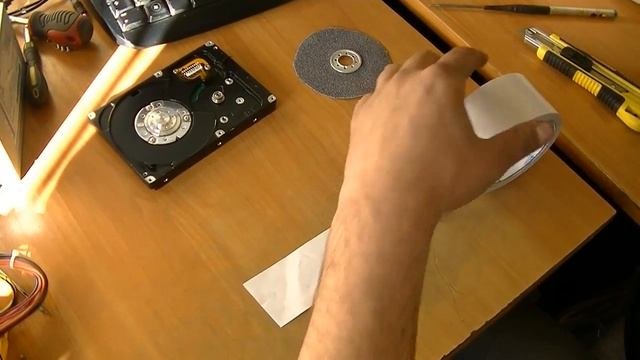 Мини наждак из HDD
