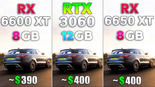 RX 6650 XT vs RTX 3060 vs RX 6600 XT - Test in 8 Games