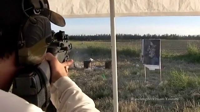 Springfield M1A SOCOM at the range - jug, melon & steel