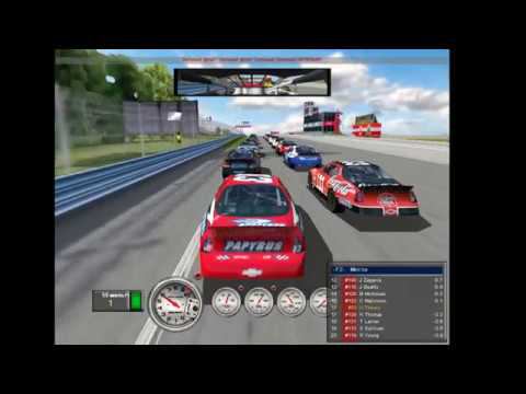 Nascar 2002 Racing Season (PC) - Watkins Glen race 100% (no mic!)