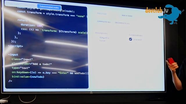 “You might want to try Svelte” by Boris Goriachev from Helpdesk.media @ Frontend focused DevClub.lv