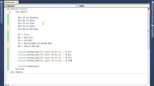 Visual Basic 2010 - Tipos De Datos