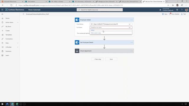 Onboarding New Employees with Visio and Power Automate