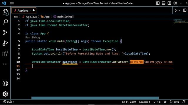 Java  Change Date Time Format  Tutorial 8