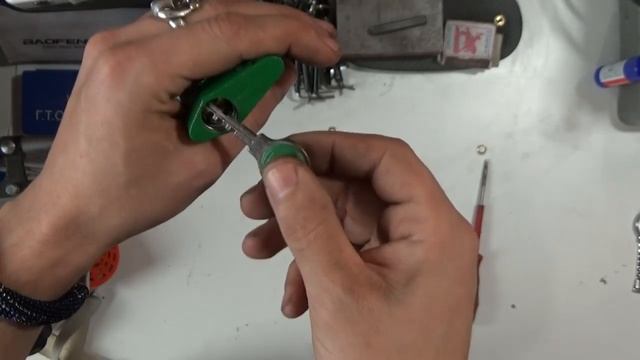 Дисковый замок Авангард - Вскрытие