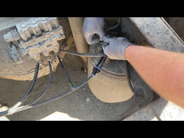 Eurosens DPS  axle load sensor installation. Very simple and fast!