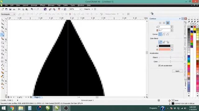 Drawing Fleur De Lis In CorelDraw Bezier Tool