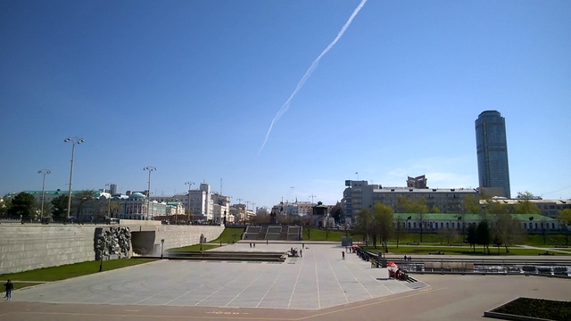 Репетиция воздушной части парада в Екатеринбурге.
