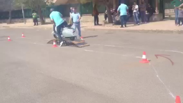 Не справился с управлением