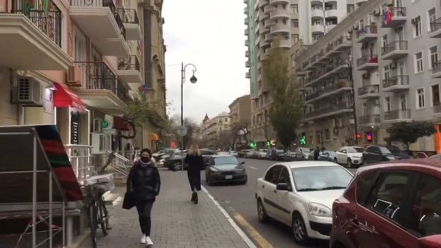 Dec 18. Баку перекрестки Хагани- Зорге Хагани- Низами.