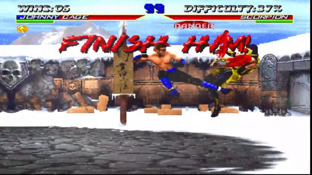 Mortal Kombat 4 (Mugen) Johnny Cage Playthrough