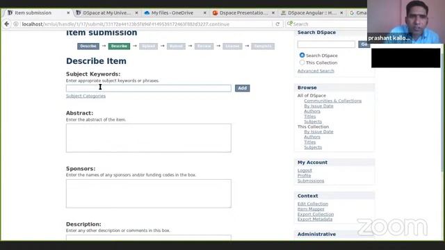 Creating Digital Library by Using Open Source Software DSPACE: Basic to Advance