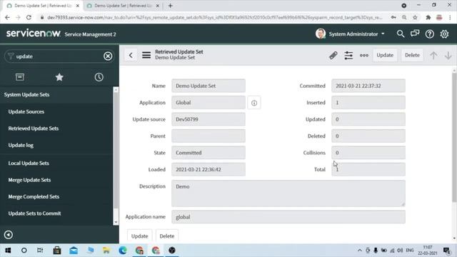 #Update Set in ServiceNow| Update Source| How to move any customizations from an instance to anothe