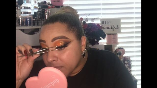 Pumpkin Inspired Eye Makeup
