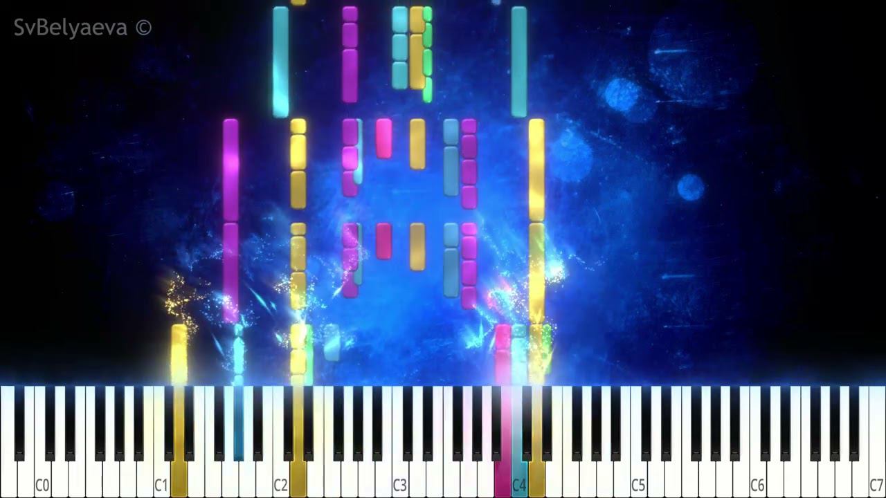 Lana Belyaeva - Bach G minor/ Luo Ni/relax piano music/ Tutorial/красивая музыка