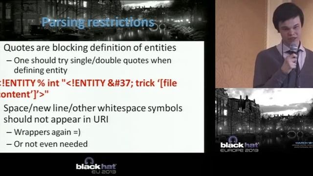 Black Hat EU 2013 - XML Out-of-Band Data Retrieval