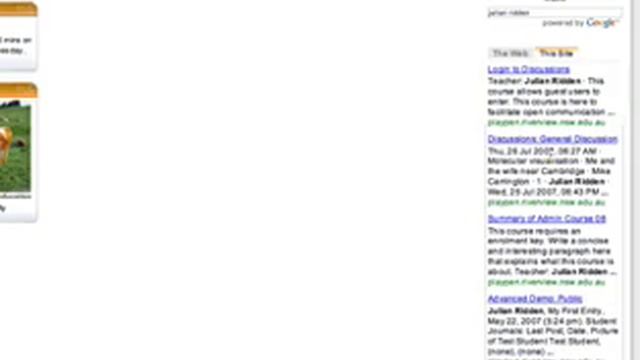 AJAX Google Search Block