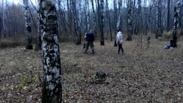 Укус в ногу.