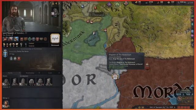 Crusader Kings III: Lord of the Rings Mod (Gondor)