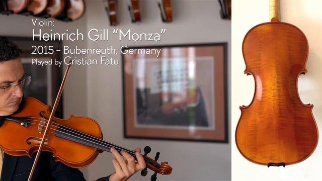 Heinrich Gill "Monza" violin, Germany / Cristian Fatu / at the Metzler Violin Shop