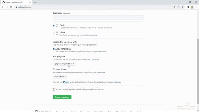 08. Creating a New GitHub Repository for Microservice Demo Project
