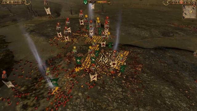 Hard Counter Wood Elf Build vs Hard Counter Beastmen Build (Total War: Warhammer Online Battle #219