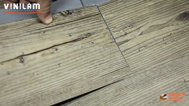 Укладка VINILAM с клеевым замком