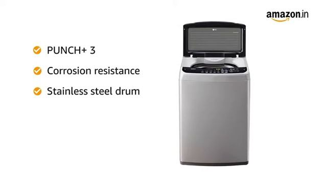LG 6 2 kg Inverter Fully Automatic Top Loading Washing Machine  T7288NDDLG Middle Free Silver