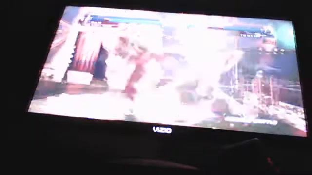 me playing tekken teg 2 on xbox 360