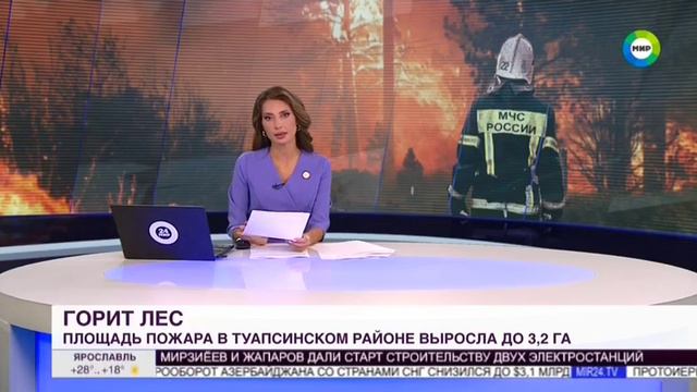 ТК МИР # Новости_Природные пожары в Краснодарском крае