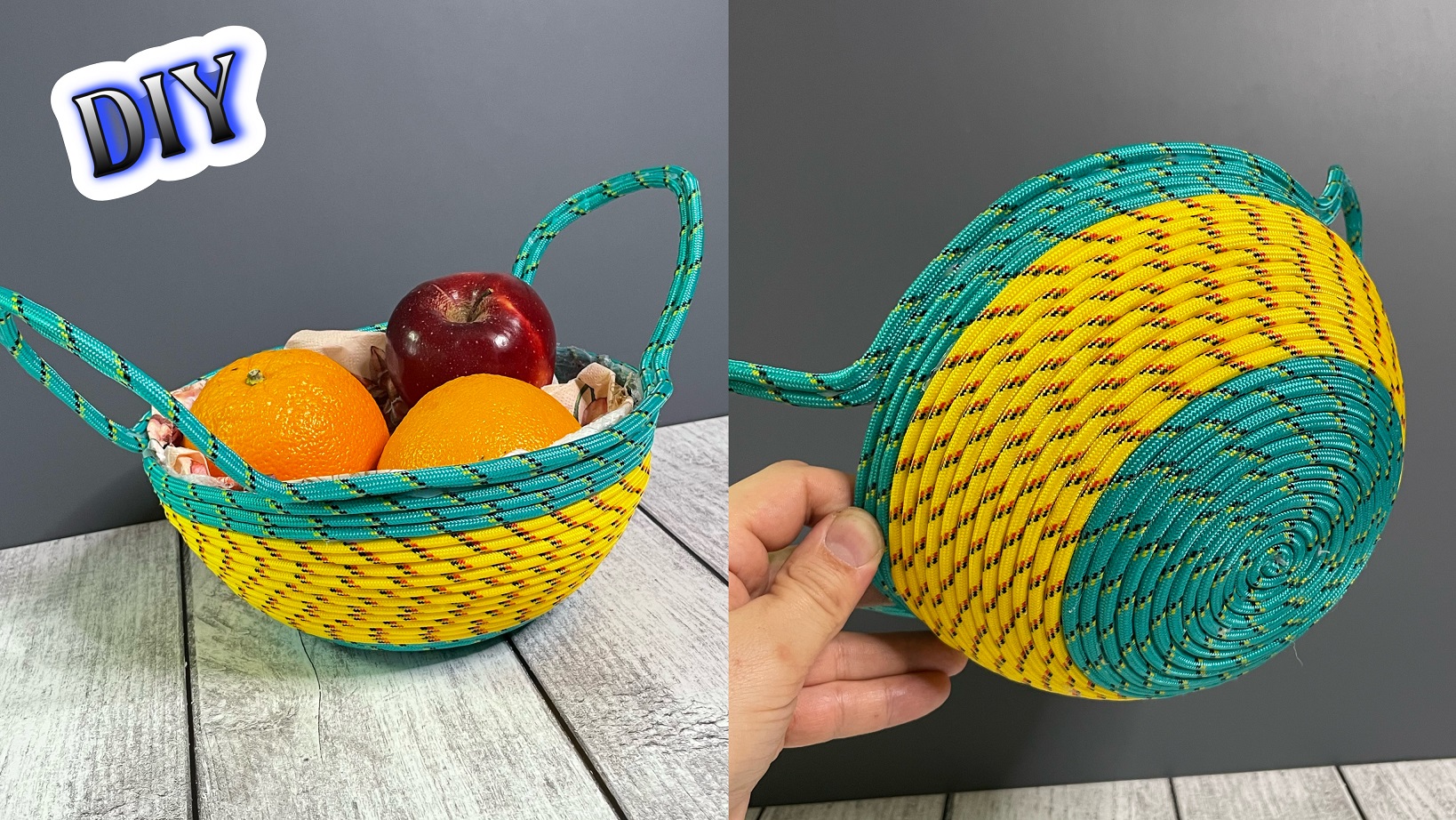 ?УДИВИТЕЛЬНАЯ ИДЕЯ ДЛЯ КУХНИ?ПЛЕТЕНАЯ КОРЗИНА СВОИМИ РУКАМИ?DIY ТВОРЧЕСКИЕ ИДЕИ