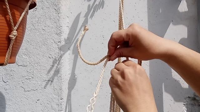 Подвесы для кашпо, быстро и просто