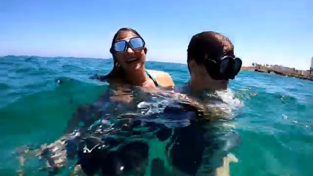 Мина, Таня, Тамара и Мика ныряют.6/2022. А я ныряю и снимаю.  Mina, Tanya, Tamara, Mika and I dive