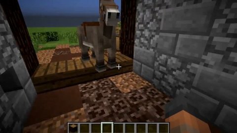 Minecraft: Simple Horse Stable (Quick) Tutorial