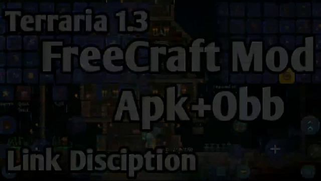 Terraria 1.3 | Mod FreeCrafting Apk+Obb (Android)