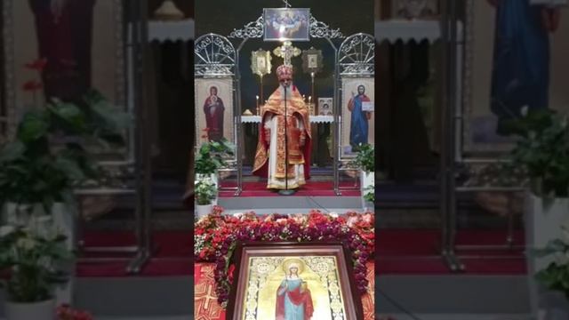 Праздник первомц. равноап. Феклы. Проповедь архимандрита Амвросия (Макара) на ночной литургии