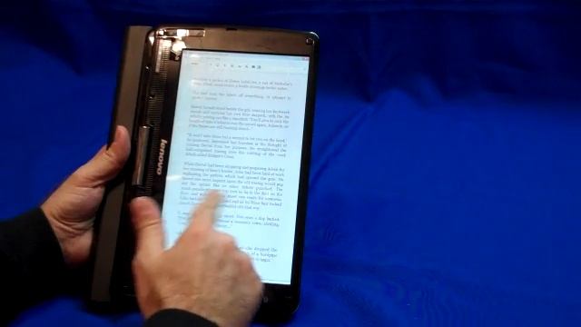 Lenovo Ideapad S10-3t Reading Kindle for PC
