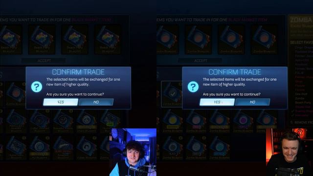 PAINTED DUELING DRAGONS TRADE UP *BATTLE* IN ROCKET LEAGUE!