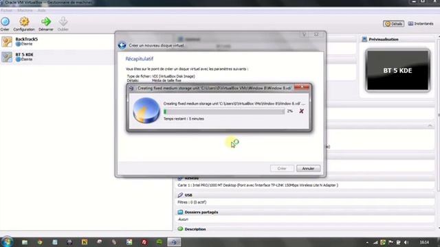 Installer Windows 8 avec VirtualBox tutoriel