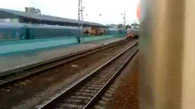 Прибытие поезда на станцию Сасово