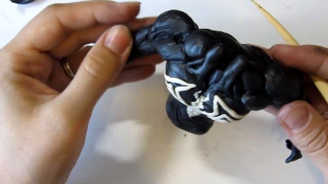 Как слепить Венома из пластилина Туториал 2 Venom from clay Tutorial 2