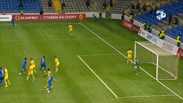 Гол - Л. Гадрани. Астана - Тараз 1:1. 5 тур. Чемпионат 2022