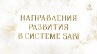 Направления Развития в Системе SABI
