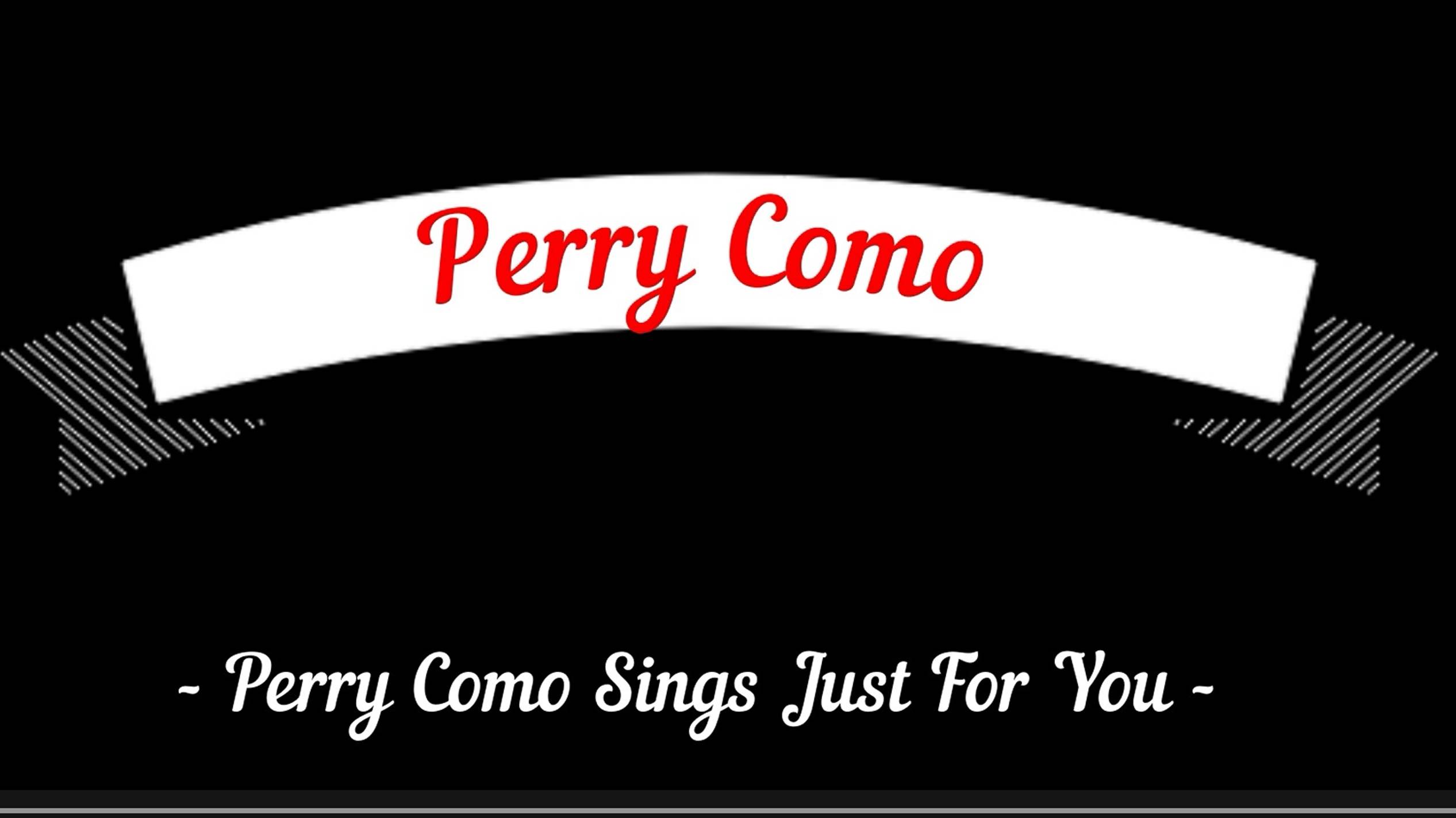 Perry Como Sings Just For You