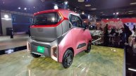 MG E200- 2 Seat Small Electric Car At Auto Expo 2020 - Reva Competitor
